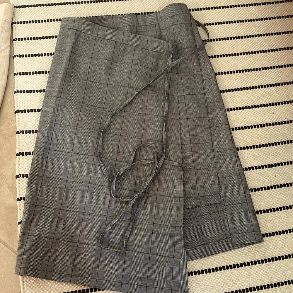 Gray String Waist Skirt - image 3